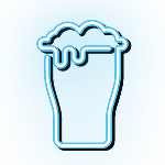 Neon pub icon